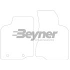 Pasklare stoffen matten Beyner MSV-1476223