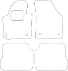 Pasklare stoffen matten Beyner MSV-1476231