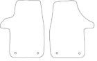 Pasklare stoffen matten Beyner MSV-1476305