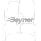 Pasklare stoffen matten Beyner MSV-1476308