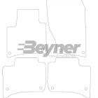 Pasklare stoffen matten Beyner MSV-1476309