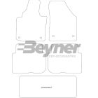 Pasklare stoffen matten Beyner MSV-1476312