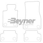 Pasklare stoffen matten Beyner MSV-1478134