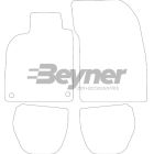 Pasklare stoffen matten Beyner MSV-1478726