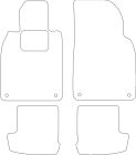 Pasklare stoffen matten Beyner MSV-1478730