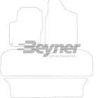 Pasklare stoffen matten Beyner MSV-1479122