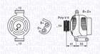 Alternator/Dynamo Magneti Marelli 063377022010
