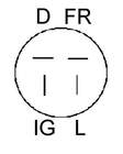 Lucas Electrical Alternator/Dynamo LRB00274