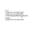 Bodermann RADIATEUR 1.2-1.4 benz. man.+AC 98- 7234005