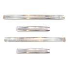 Avisa Zilver RVS Instaplijsten passend voor Volkswagen Passat 3C 2005-2010 & FL 2011-2014 - 'Special Edition' - 4-delig AV 222242