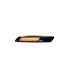 Mijnautoonderdelen Set LED Zijknipperlichten in F10-Stijl passend voor BMW 1-Serie E8x / 3-Serie E9x / 5-Serie E6x - Rookgrijs/Zwart-Chrome - met stadslicht-/zijmarkeerfunctie DL BML22LS