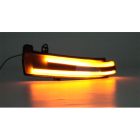 Mijnautoonderdelen Set LED Zijspiegel-Knipperlichten passend voor Mercedes diverse modellen - Rookgrijs - incl. Dynamic Running Light DL MEL08LS