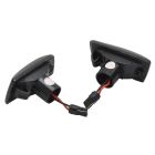 Mijnautoonderdelen Set LED Zijknipperlichten passend voor Opel diverse modellen - Rookgrijs - incl. Dynamic Running Light DL OPL07LS