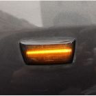 Mijnautoonderdelen Set LED Zijknipperlichten passend voor Opel diverse modellen - Rookgrijs - incl. Dynamic Running Light DL OPL07LS