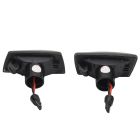 Mijnautoonderdelen Set LED Zijknipperlichten passend voor Opel diverse modellen - Rookgrijs - incl. Dynamic Running Light DL OPL07LS