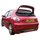 Mijnautoonderdelen Set Achterlichten passend voor Peugeot 206 excl. CC/SW - Chroom DL PER13