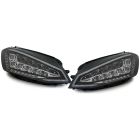 Mijnautoonderdelen Set Koplampen Full-LED incl. DRL passend voor Volkswagen Golf VII 2012-2017 - Zwart - incl. Stelmotor DL VWK01LMJ