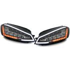Mijnautoonderdelen Set Koplampen Full-LED incl. DRL passend voor Volkswagen Golf VII 2012-2017 - Zwart - incl. Stelmotor DL VWK01LMJ