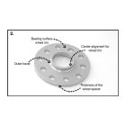 H&R H&R DR-Systeem Spoorverbrederset 20mm per as - Steekmaat 4x108 - Naaf 65,0mm - Boutmaat M12x1,25 -  passend voor Citroën/Peugeot/Volvo/Opel HS 2034650
