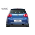 Rdx Racedesign Achterskirt passend voor Volkswagen Golf V HB 3/5-deurs 2003-2008 'R32 clean' (ABS) RD RVW12