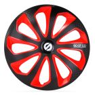 13 inch wieldoppen Sparco SP 1375BKRDC