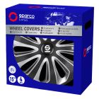 Sparco 16 inch SP 1675BKSVC