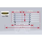 Saunders Saunders Universeel Hondenrek W-Tube 33-41cm SU T95