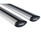 Twinny Load Universele Dakdragerset Twinny Load Aluminium Fly Bar 124cm voor auto's met open & gesloten reling TL F01