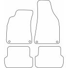 Mijnautoonderdelen Automatten passend voor Audi A4 2004-2008 TM AU518
