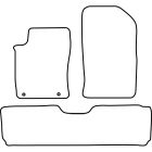 Mijnautoonderdelen Pasklare stoffen matten TM CI522V