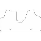 Mijnautoonderdelen Automatten Velours passend voor Citroen Jumpy & Peugeot Expert 2007-2011 (alleen voor) TM CI523V