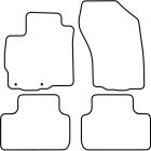 Mijnautoonderdelen Pasklare stoffen matten TM CI542V