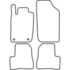 Mijnautoonderdelen Automatten passend voor Peugeot 206 1998-2007 TM PE510