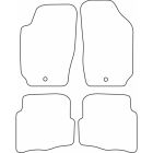Mijnautoonderdelen Automatten passend voor Seat Ibiza 2004-2008 / Cordoba 2004-2009 TM SE512