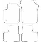 Mijnautoonderdelen Automatten Velours passend voor Skoda Citigo 2012- TM SK515V