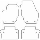 Mijnautoonderdelen Automatten Velours passend voor Volvo V70 & XC70 2008-2016 TM VO516V