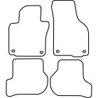Mijnautoonderdelen Automatten Velours passend voor Volkswagen Golf V 2003-2007 TM VW524V