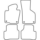 Mijnautoonderdelen Automatten Velours passend voor Volkswagen Passat 2005-2007 TM VW530V