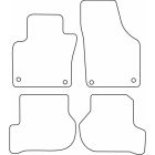 Mijnautoonderdelen Automatten Velours passend voor Volkswagen Golf Plus 2007- TM VW540V