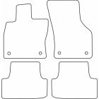 Mijnautoonderdelen Pasklare stoffen matten TM VW553