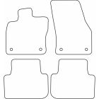 Mijnautoonderdelen Pasklare stoffen matten TM VW555