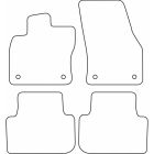 Mijnautoonderdelen Pasklare stoffen matten TM VW561