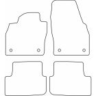 Mijnautoonderdelen Pasklare stoffen matten TM VW567