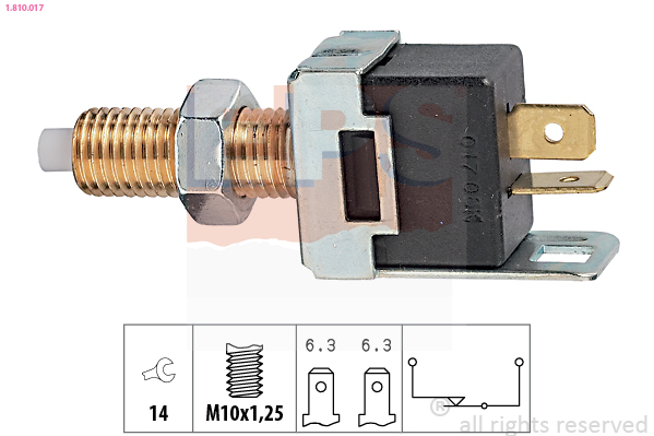 Koppelingbedieningsschakelaar (motor) EPS 1.810.017