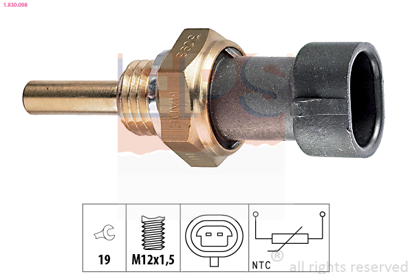 Olietemperatuursensor EPS 1.830.098