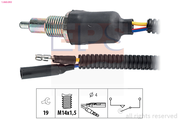 Achteruitrijlichtschakelaar EPS 1.860.093