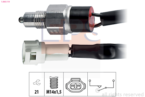 Achteruitrijlichtschakelaar EPS 1.860.119