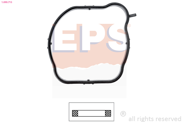 Thermostaathuis pakking EPS 1.890.715