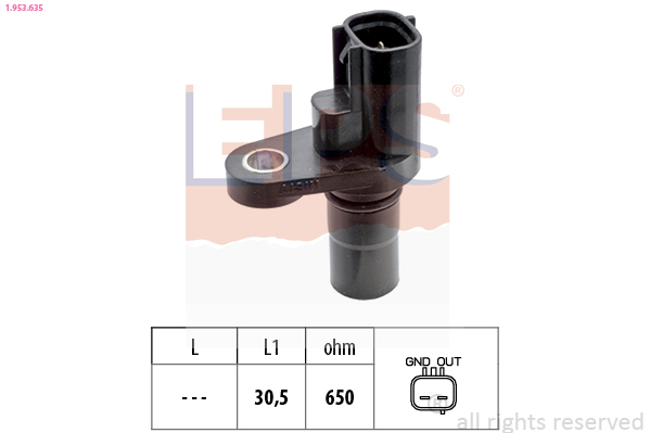 Sensor, motortoerental EPS 1.953.635