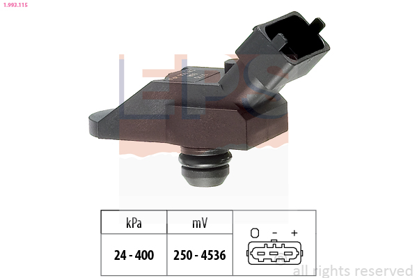 MAP sensor EPS 1.993.115